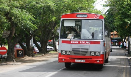 Bus in Mauritius